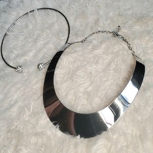 ❤ 3/$15 silver tone necklaces